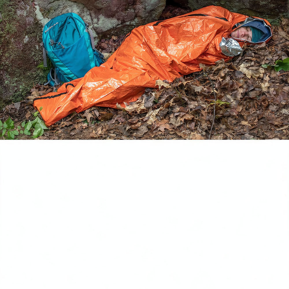ผ้าคลุมถุงนอนแคมป์ปิ้งน้ำหนักเ - Bivy Bag Emergency บทวิจารณ์และราคา