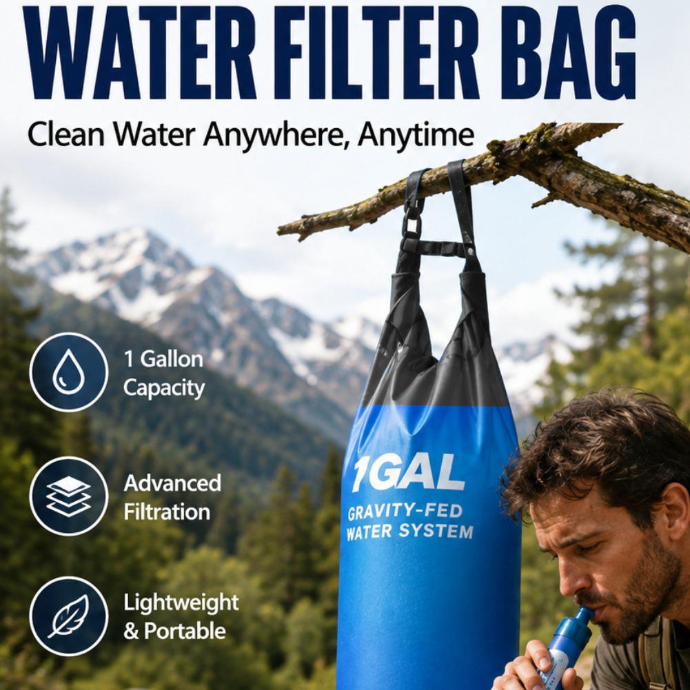 ชุดกรองน้ำแบบถุงกรองแรงโน้มถ่ว - Bivy Bag Emergency บทวิจารณ์และราคา